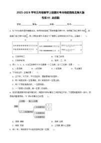 （期末考点培优）专项01 选择题-2025-2026学年五年级数学上册期末考点培优精练北师大版（含答案解析）