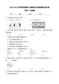 (期末考点培优)专项01 选择题-2025-2026学年四年级数学上册期末考点培优精练北师大版(含答案解析)