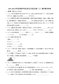 2025-2026学年河南省平顶山市宝丰县五年级（上）期中数学试卷