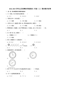 2024-2025学年山东省潍坊市临朐县二年级（上）期末数学试卷