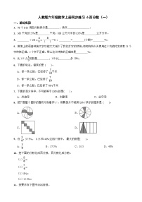 小学数学人教版（2024）六年级上册百分数(一)课时练习