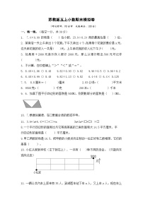 期末复习卷（试题）2025-2026学年五年级上册数学苏教版