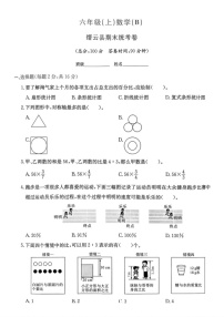 浙江省丽水市缙云县2024-2025学年六年级上学期期末数学试题