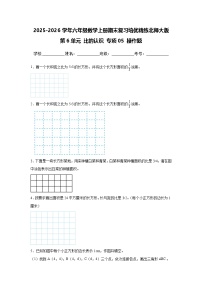 （期末考点）第6单元 比的认识 专项05 操作题-2025-2026学年六年级数学上册期末复习培优精练北师大版（含答案解析）