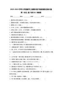 （期末考点）第1单元 圆 专项03 判断题-2025-2026学年六年级数学上册期末复习培优精练北师大版（含答案解析）