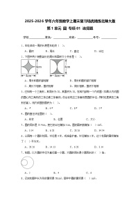 （期末考点）第1单元 圆 专项01 选择题-2025-2026学年六年级数学上册期末复习培优精练北师大版（含答案解析）