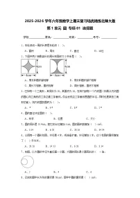 （期末考点）第1单元 圆 专项01 选择题-2025-2026学年六年级数学上册期末复习培优精练北师大版（含答案解析）