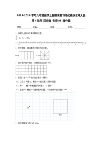 （期末考点）第4单元 百分数 专项05 操作题-2025-2026学年六年级数学上册期末复习培优精练北师大版（含答案解析）