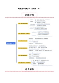 期末复习专题06：百分数（一）（思维导图+考点清单+易错归纳+典例精析）-2025-2026学年六年级上册数学人教版