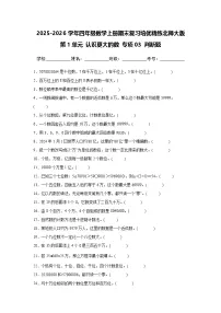 （期末考点）第1单元 认识更大的数 专项03 判断题-2025-2026学年四年级数学上册期末复习培优精练北师大版（含答案解析）