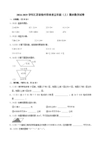 2024-2025学年江苏省徐州市沛县五年级（上）期末数学试卷
