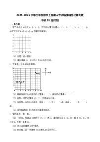 （期末考点）2025-2026学年四年级数学上册期末考点培优精练北师大版专项05 操作题（含答案解析）