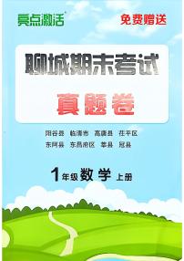 山东省聊城市八县市一年级上册数学青岛版期末考试卷