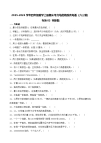 （期末考点）2025-2026学年四年级数学上册期末考点培优精练青岛版（六三制）专项03 判断题（含答案解析）