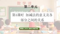 苏教版（2024）三年级下册（2024）二   加法数量关系背景图ppt课件