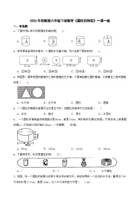 苏教版（2024）六年级下册圆柱和圆锥精品精练