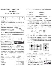 2024-2025学年山东省德州市陵城区五年级下学期期末数学试题（含答案）