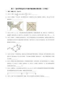 第十一届华罗庚金杯少年数学邀请赛决赛（小学5年级组）试卷（含解析）