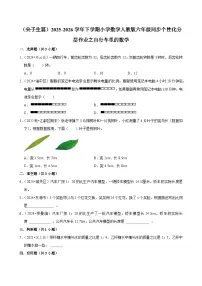 人教版（2024）六年级下册北京五日游练习题