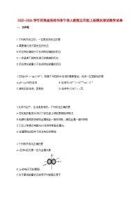 2025~2026学年河南省洛阳市洛宁县人教版五年级上册期末数学检测试卷【附解析】