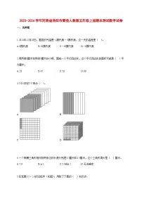 2025~2026学年河南省洛阳市嵩县人教版五年级上册期末数学检测试卷【附解析】