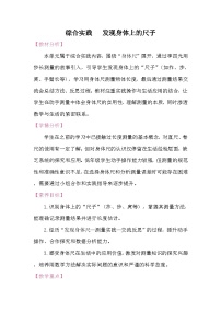 北师大版（2024）二年级下册（2024）时刻携带的尺子教案设计