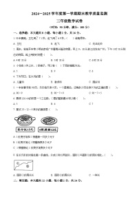 广东省湛江市麻章区北师大版三年级上册期末教学质量监测数学试卷（原卷版）-A4