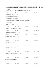 小学数学西师大版（2024）五年级下册解方程优秀练习题