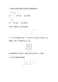 北师大版五年级上册2 认识底和高同步训练题