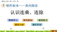 小学数学青岛版 (六三制)二年级上册七 制作标本---表内除法精品ppt课件