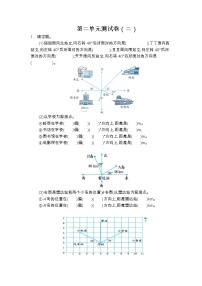 人教版六年级上册2 位置与方向（二）单元测试巩固练习