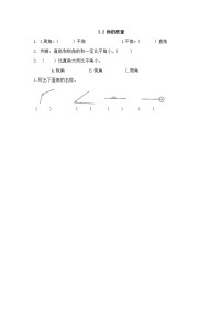 小学西师大版角的度量同步测试题