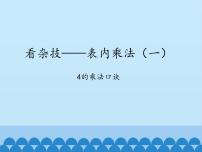 小学数学青岛版 (五四制)二年级上册一 看杂技——表内乘法（一）评课ppt课件