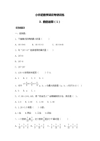 小升初数学知识专项训练一   数与代数-3.数的运算（1）（16页）试卷