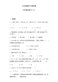 小升初数学知识专项训练-总复习（2）（22页）试卷