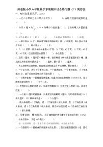 苏教版数学六年级下学期期末测试卷13（含答案）