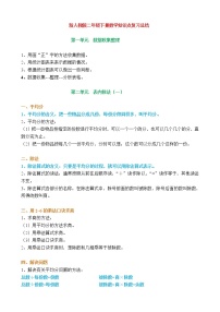 新人教版二年级下册数学必考知识点归纳总结