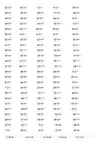 二年级数学下册有余数的除法口算题900道