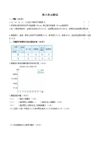 小学人教版8 平均数与条形统计图综合与测试单元测试课时练习