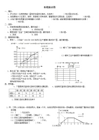 数学7 折线统计图一课一练