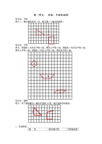 2015四年级数学下册复习提纲（复习）