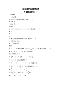 【含详细解析】小升初数学知识专项训练一   数与代数-4.数的运算（2）