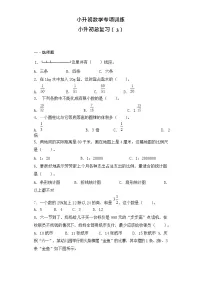 【含详细解析】小升初数学知识专项训练-总复习(3)
