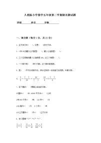 人教版小学五年级数学下册期末测试题及答案3 (5)