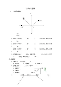 通用版数学六年级下册总复习专题:方向与路线 含答案