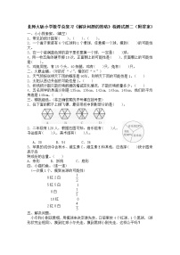 北师大版小学数学总复习《解决问题的策略》检测试题二（附答案）