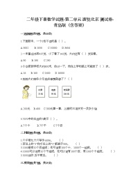 小学数学青岛版 (六三制)二年级下册二 游览北京——万以内数的认识优秀课时作业