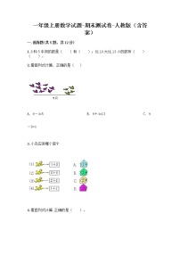 一年级上册数学试题-期末测试卷-人教版（含答案）