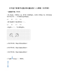 五年级下册数学试题-期末测试卷三-人教版（含答案）