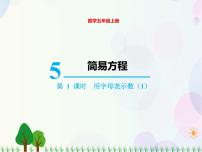 2021学年5 简易方程1 用字母表示数授课ppt课件